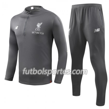 Liverpool Sudadera de Entrenamiento Trajes Gris 2018/2019